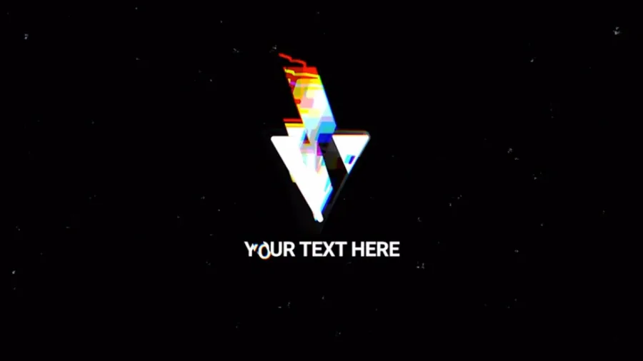 Glitch Logo Intro