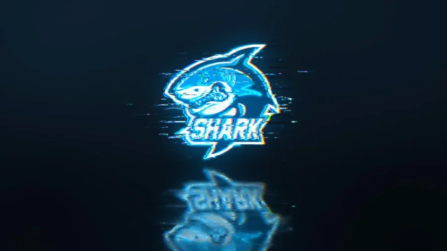 Neon Glitch Logo