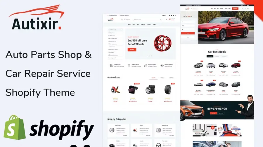 Autixir - Auto Parts Shop