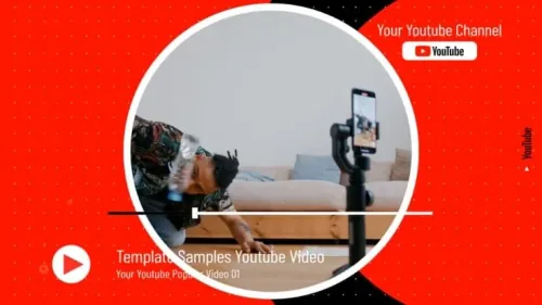 youtube channel promo template