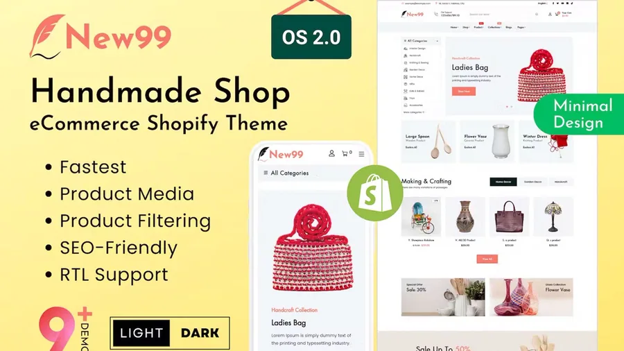 New99 - Handmade Shop eCommerce