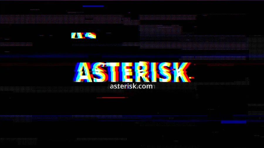 Glitch Typo Logo