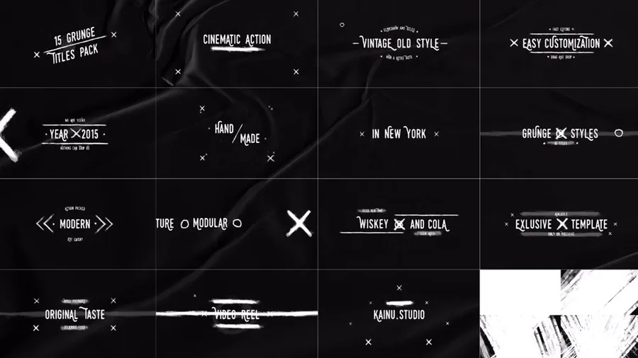 vintage titles pack