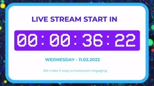 Live Streaming Timers