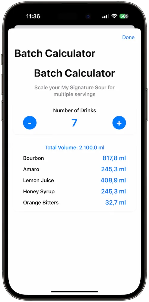 Batch Calculator