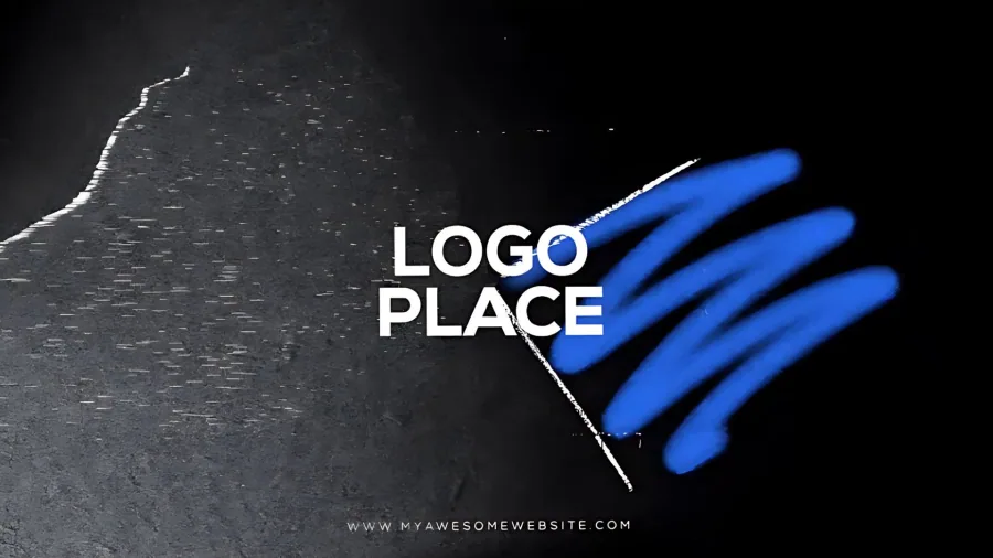 Glitch Distortion Logo Intro