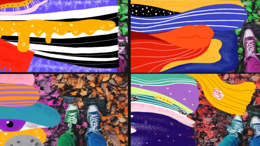 Seamless Colorful Abstract Transitions