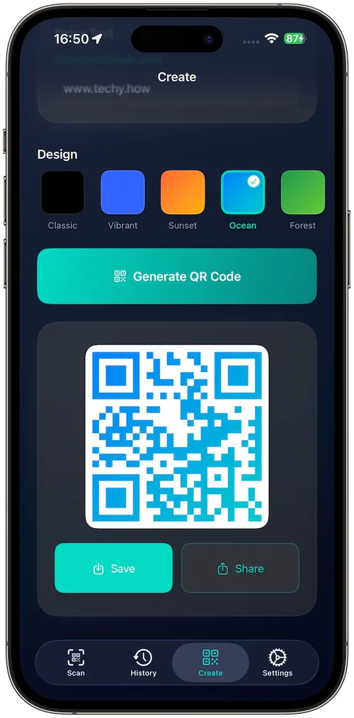 Generate QR