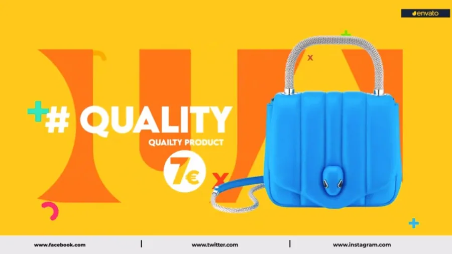 colorful product promo