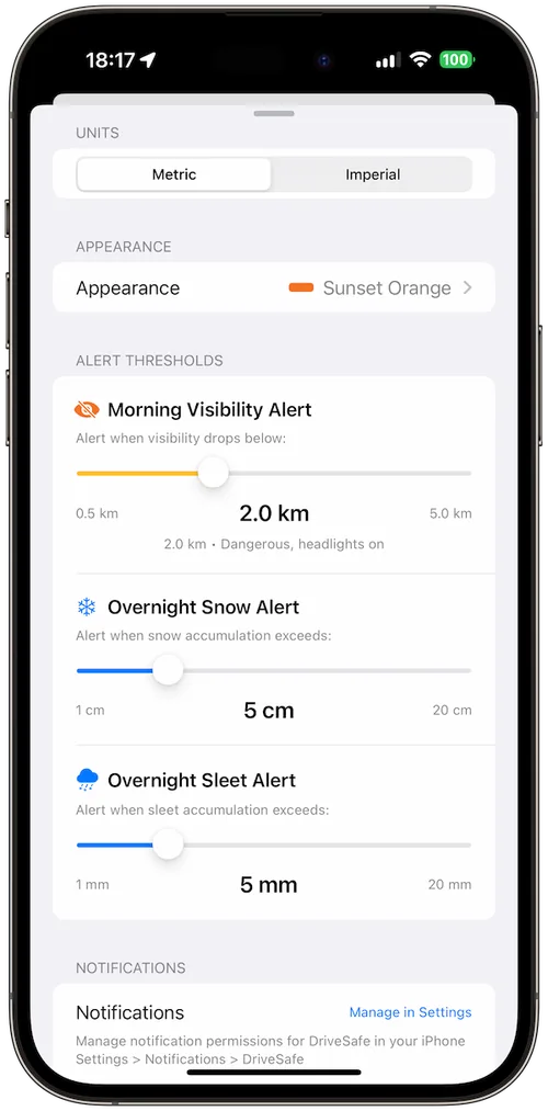 Alert Controls