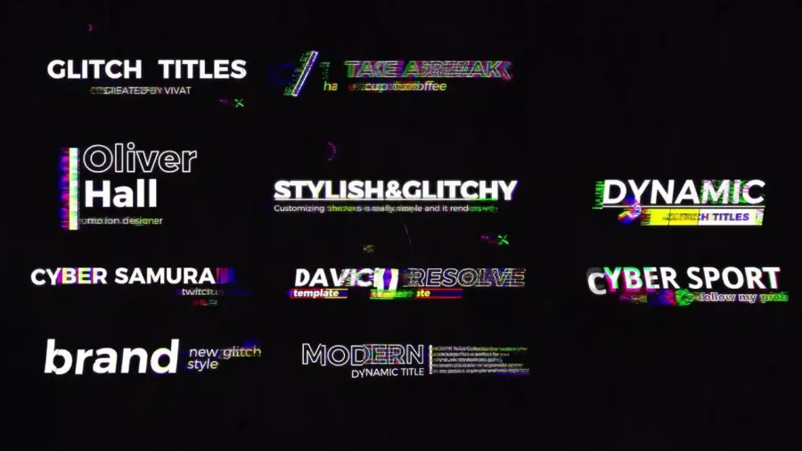 modern glitch titles