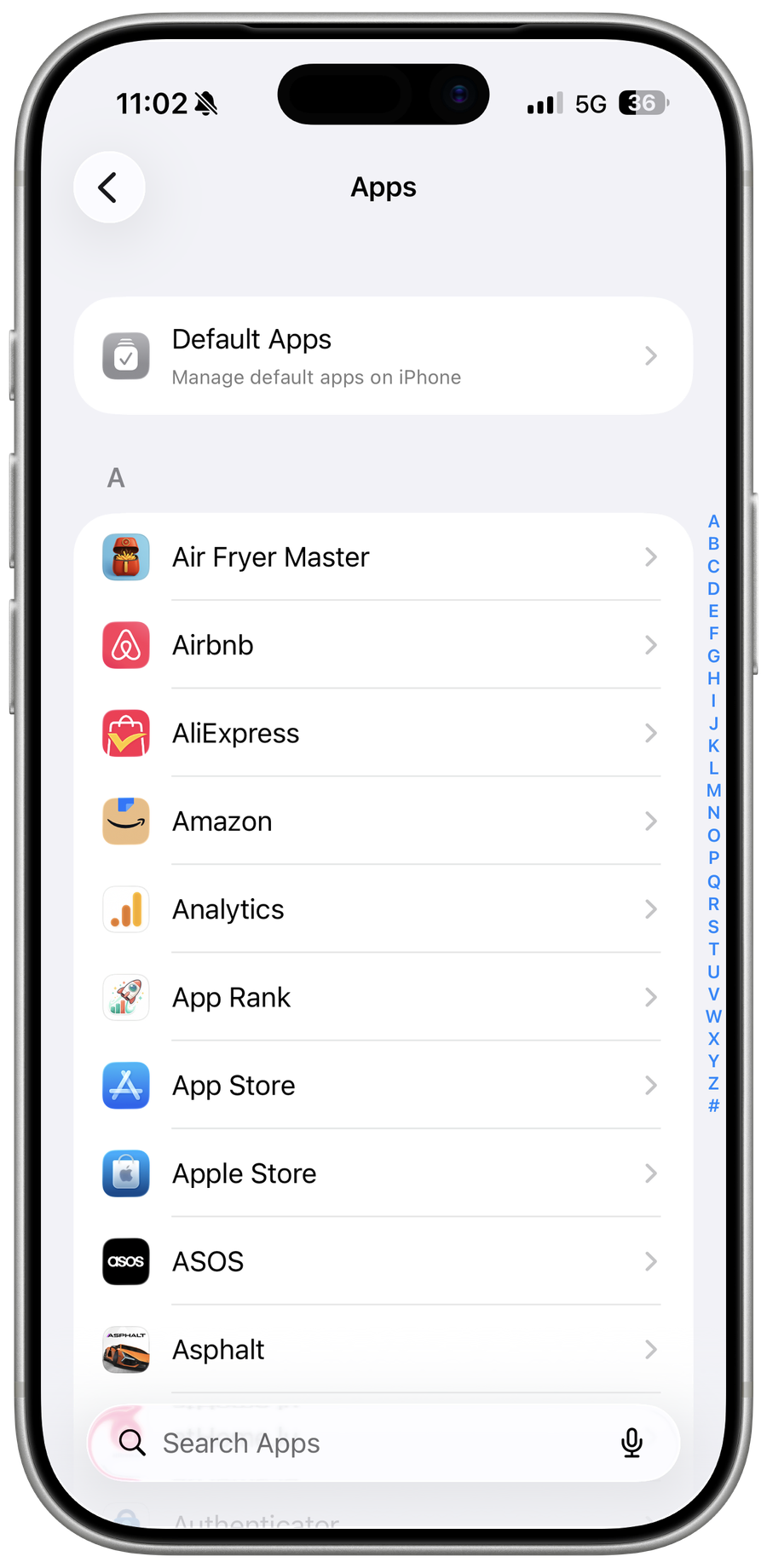 Apps Overview on iOS