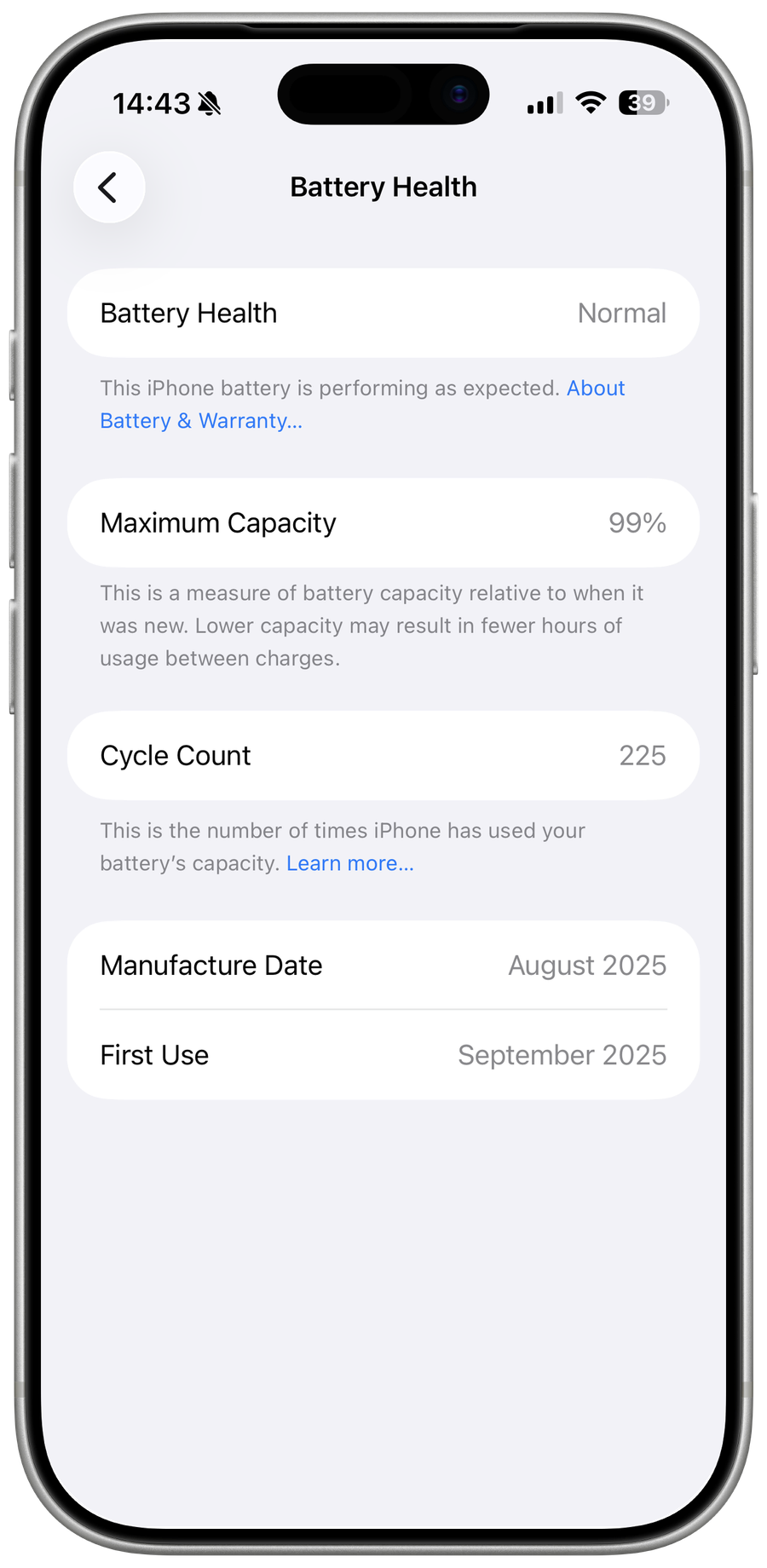 Battery Health Charging on iOS