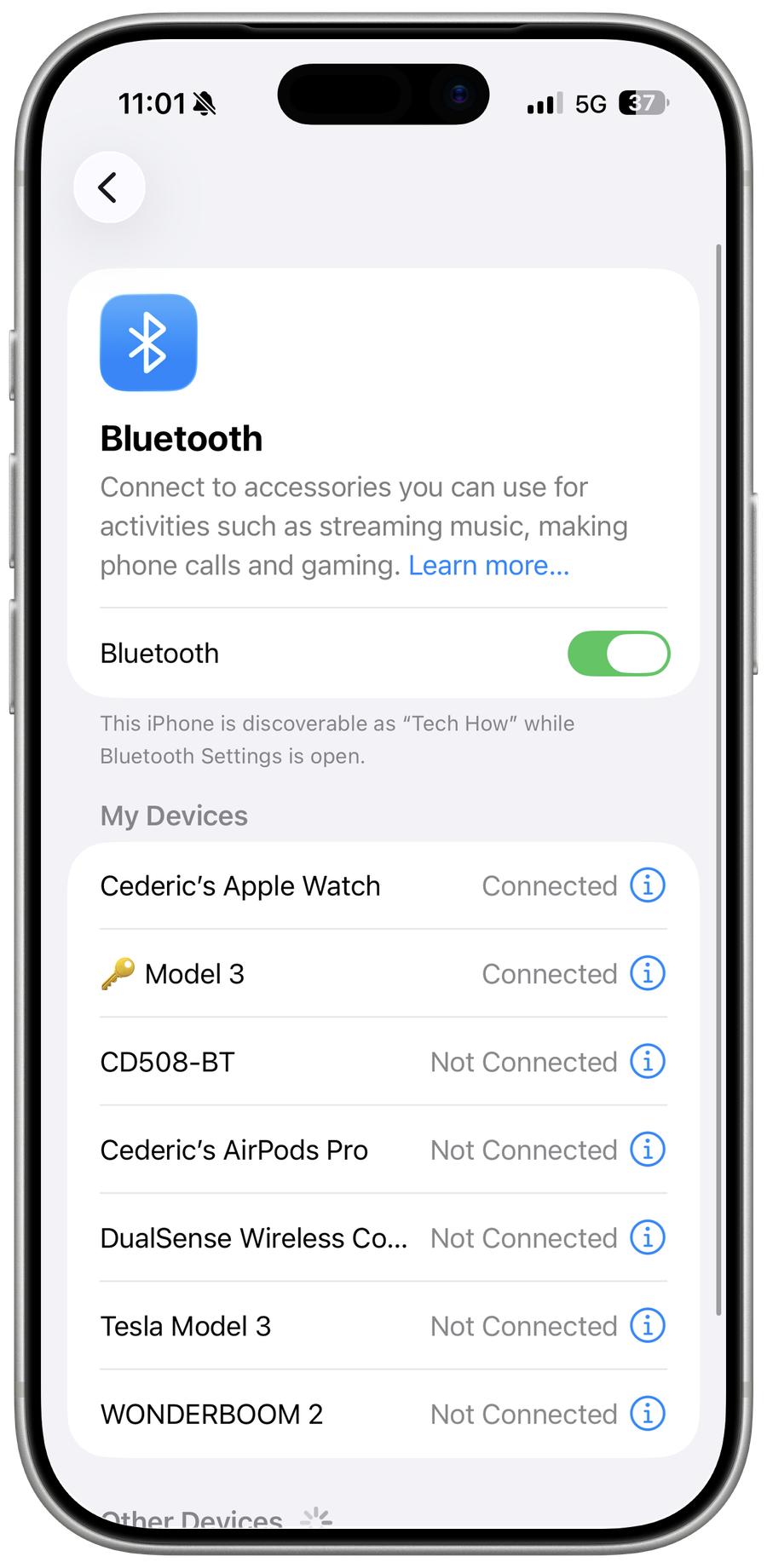 Bluetooth Overview on iOS