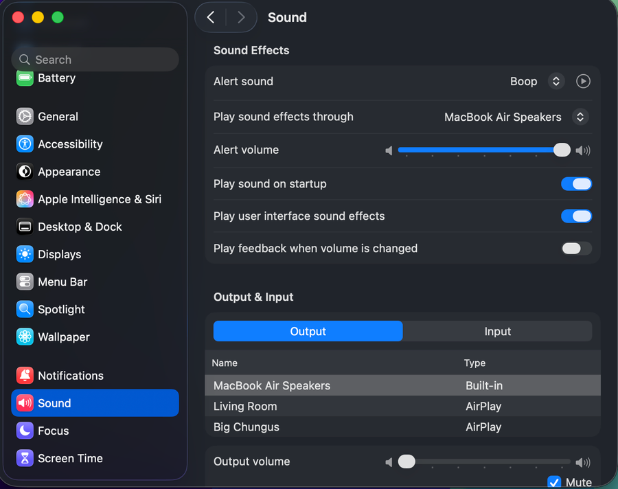 Sound Effects in macOS