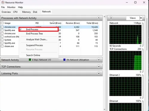 resource monitor