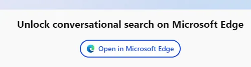 Unlock Bing Chat using Microsoft Edge browser