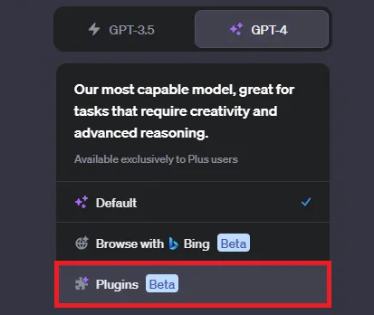 use chatgpt 4 with plugins