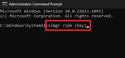 admin command prompt