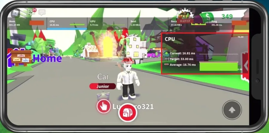 Roblox Mobile Performance Stats