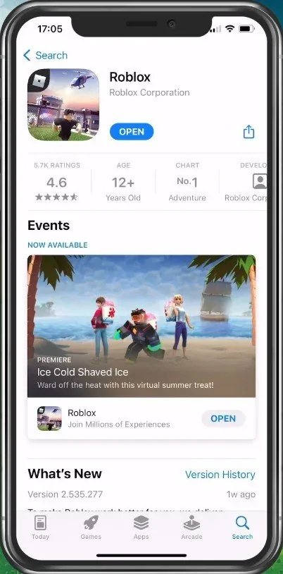 Update Roblox Application