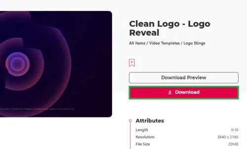 download logo animation file