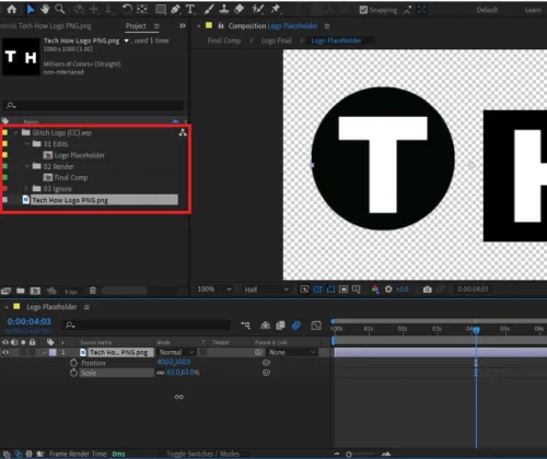 adjust logo template