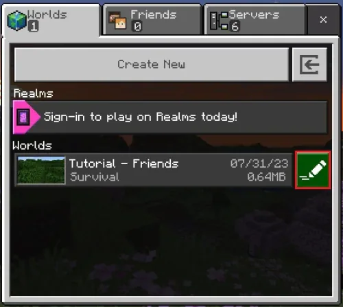 minecraft game options