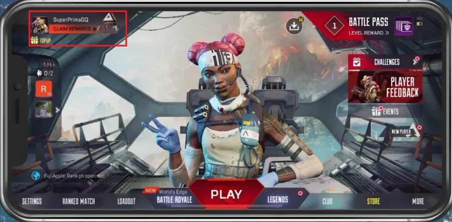 Change Apex Legends mobile Username