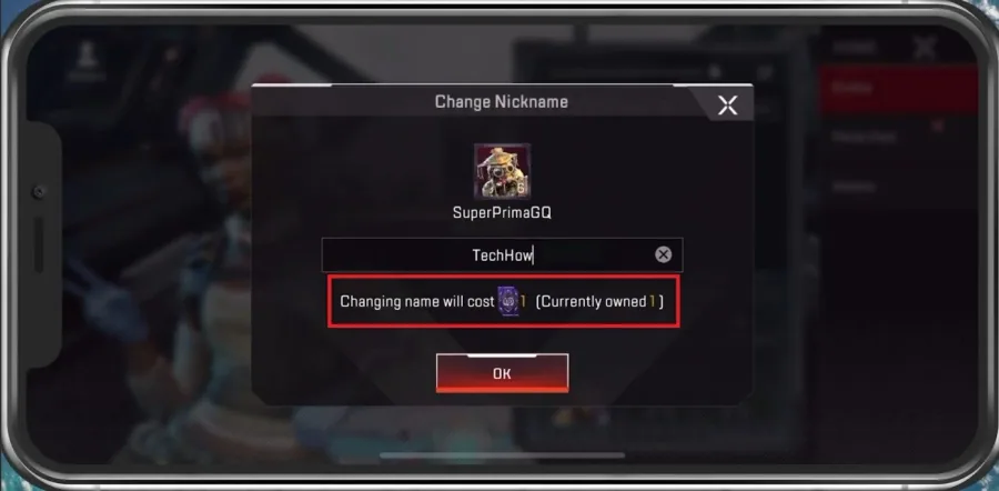 Change Apex Legends Nickname