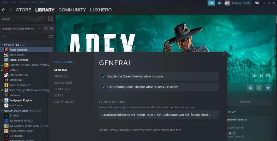 steam apex legends launch options