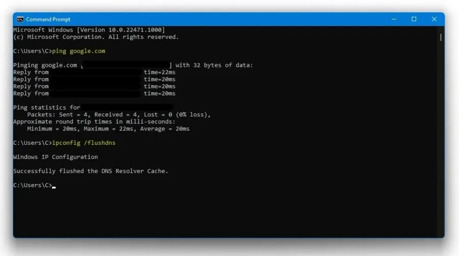 CMD ping ipconfig flushdns.jpg