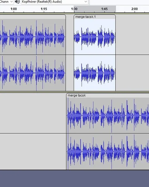 Cut and Paste Audio Clips