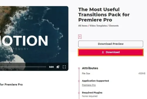 download transition pack