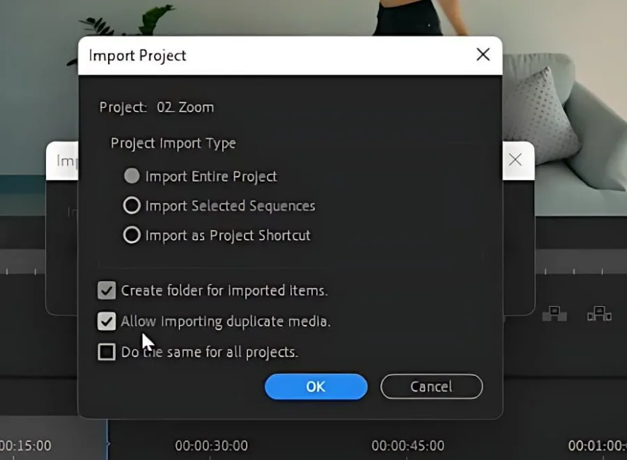 import the transition