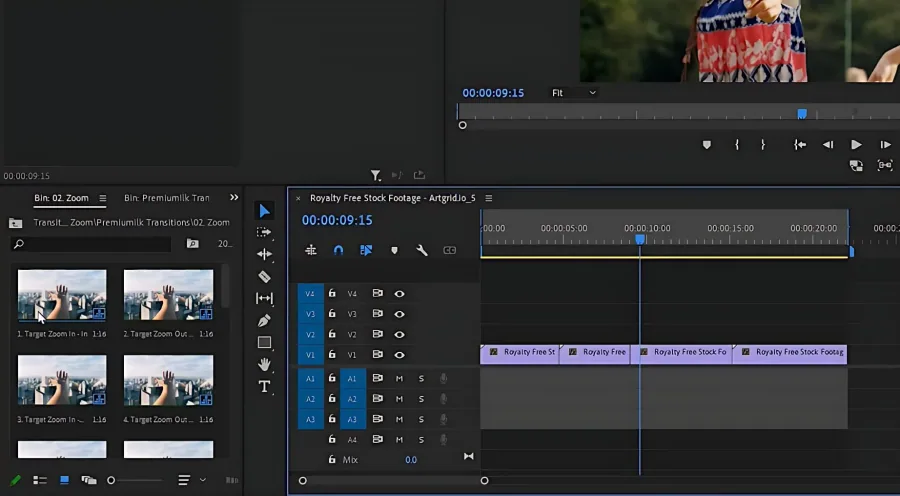edit your transition