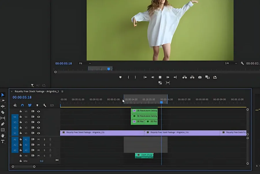 edit another transition