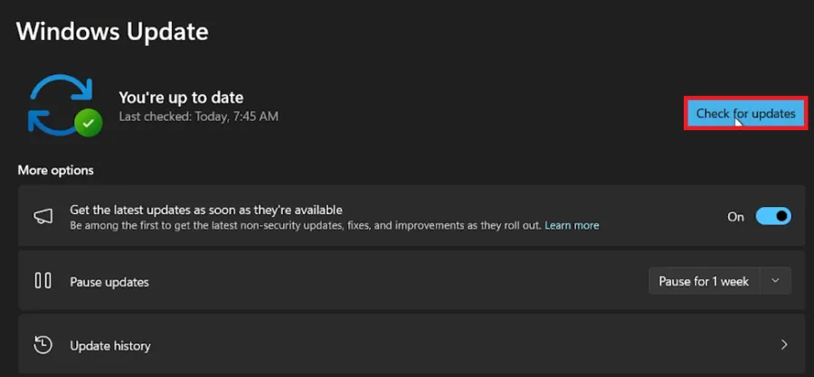 windows update