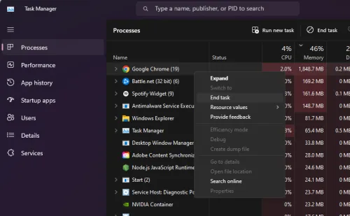task manager