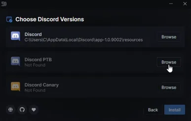 Install BetterDiscord