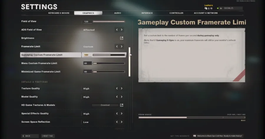 Graphics Settings
