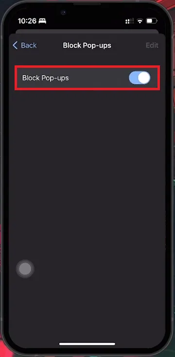 save changes