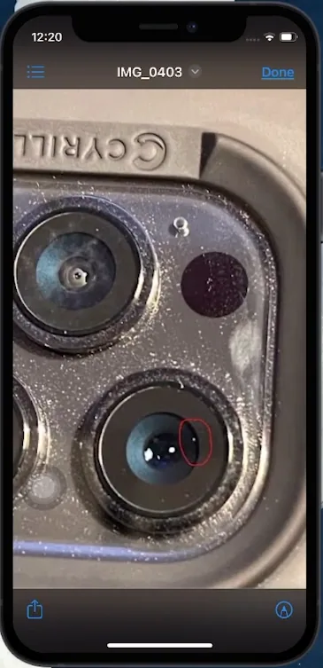 clean dirty camera