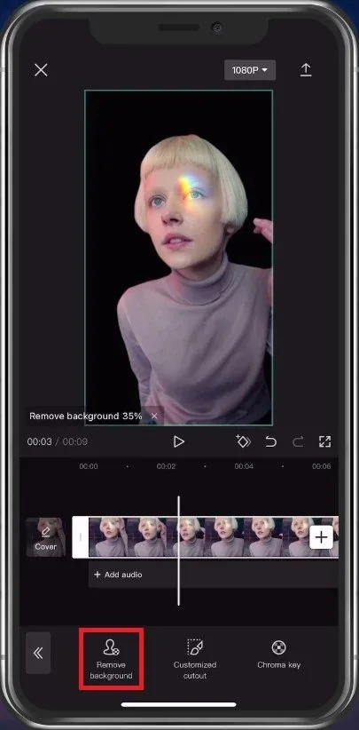 Remove Video Background in CapCut
