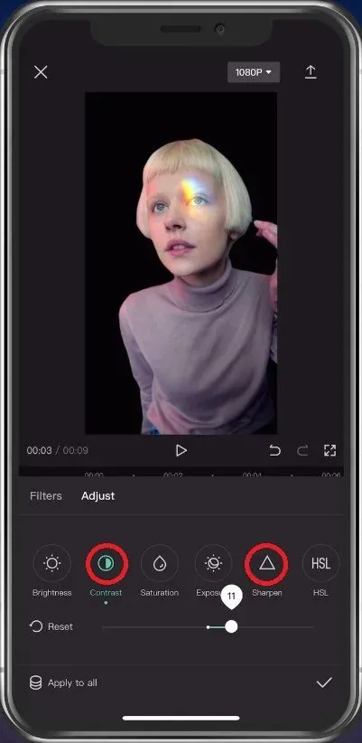 Change Video Filters