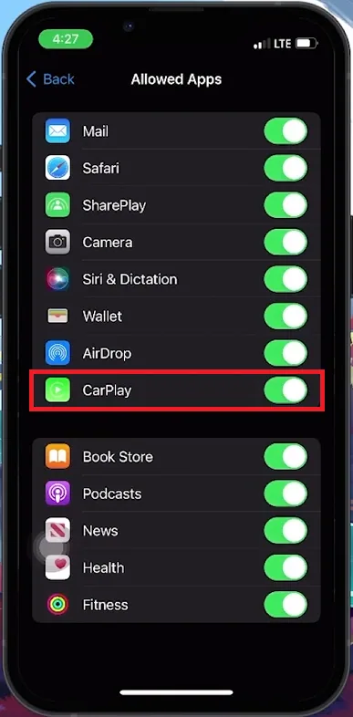 enable carplay