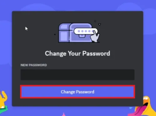 change password page