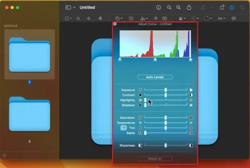 Adjust Folder Color
