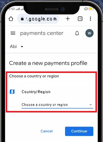 choose a country or region