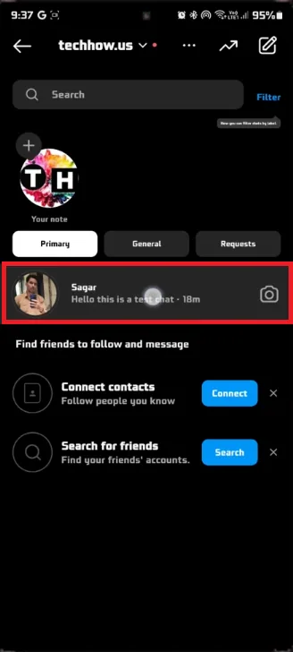 access your chats
